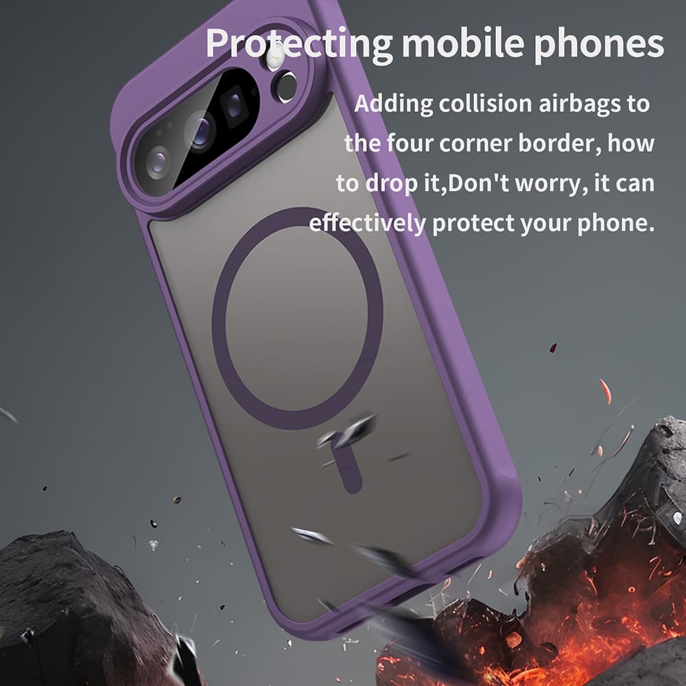Techsuit HaloFrost II MagSafe Google Pixel 10 Pro fialová - náhled 5