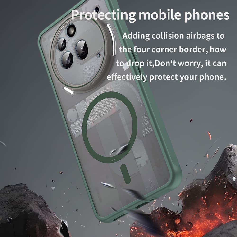 Techsuit HaloFrost II MagSafe pro Nothing Phone (3a) Pro zelený - náhled 5