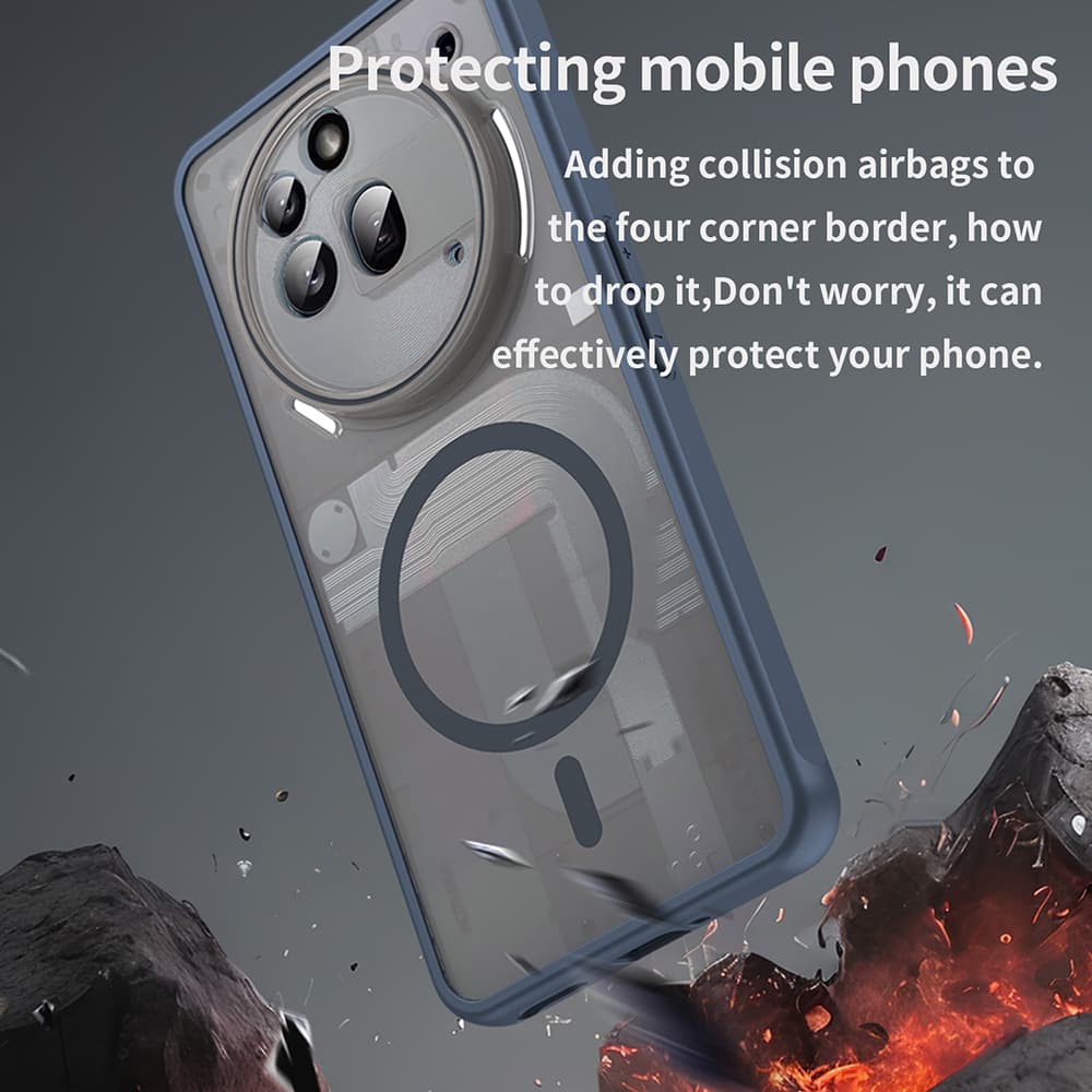 Techsuit HaloFrost II MagSafe pro Nothing Phone (3a) Pro námořnická modrá - náhled 5