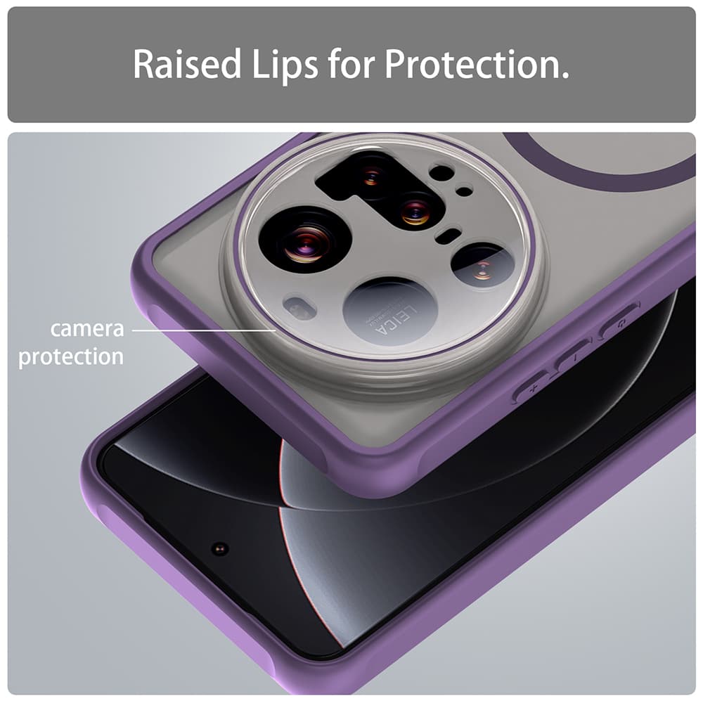 Techsuit – HaloFrost II MagSafe – Xiaomi 15 Ultra – fialová - náhled 5
