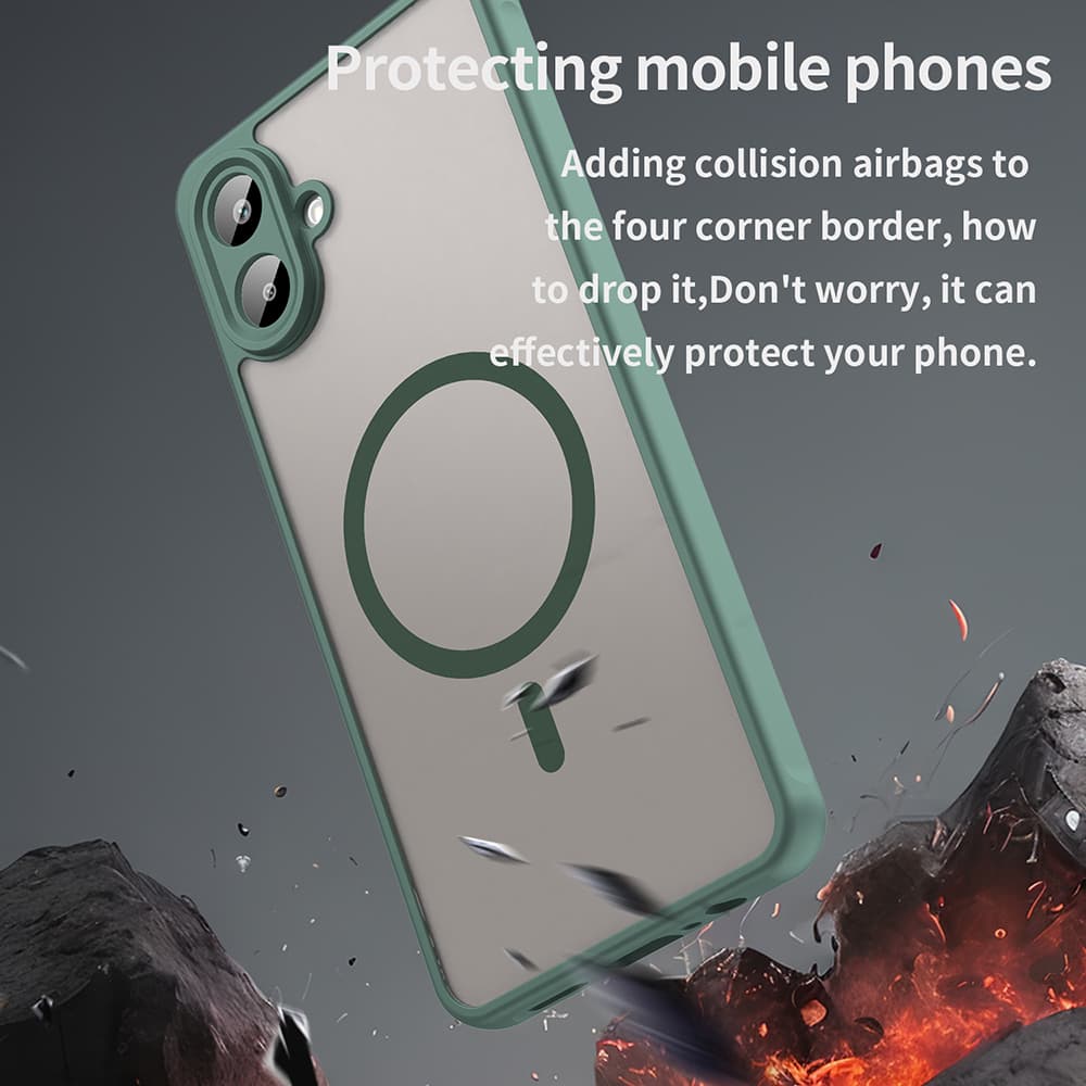 Techsuit HaloFrost II MagSafe pro Samsung Galaxy A07 4G zelený - náhled 5