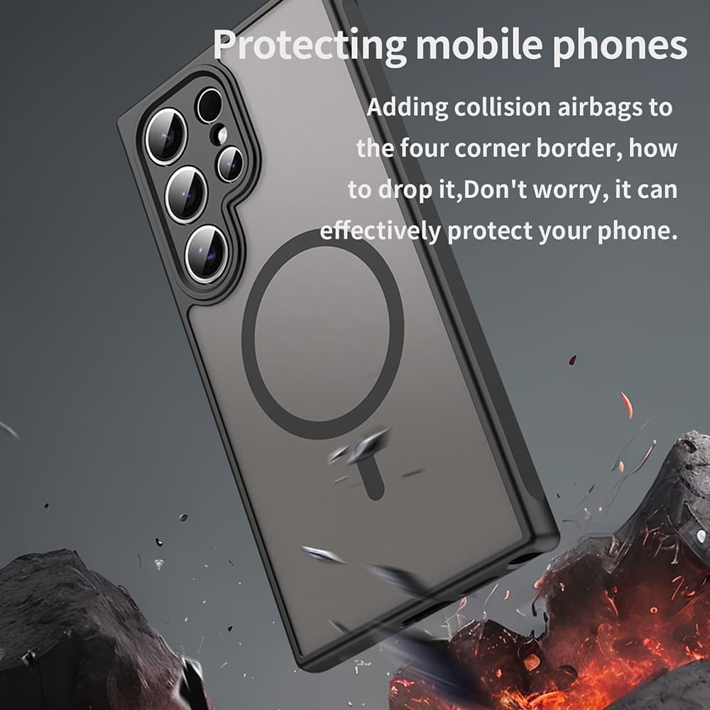 Techsuit HaloFrost II MagSafe pro Samsung Galaxy S24 Ultra černá - náhled 5