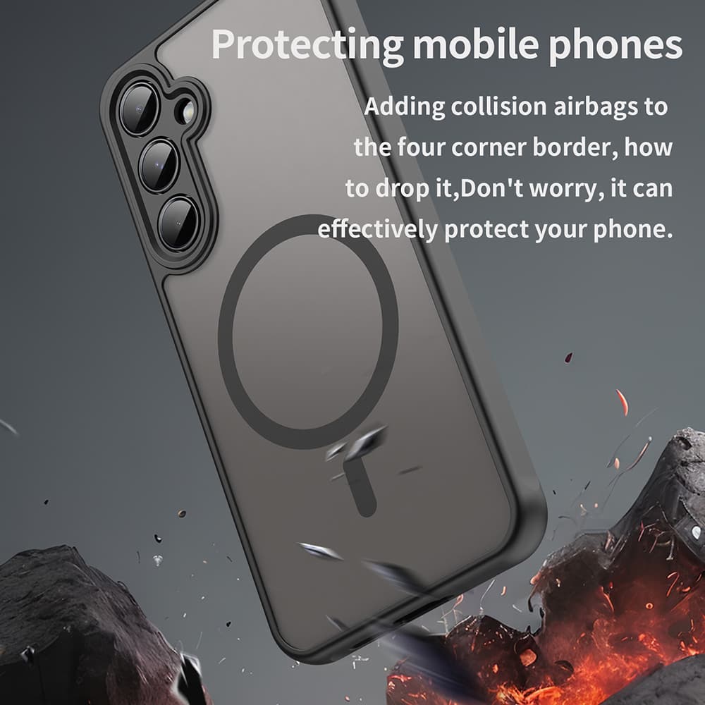 Techsuit HaloFrost II MagSafe pro Samsung Galaxy A35 5G černá - náhled 5