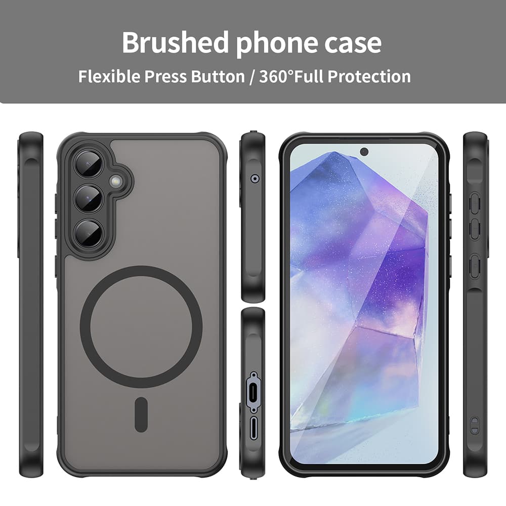 Techsuit HaloFrost II MagSafe pro Samsung Galaxy A55 5G černý - náhled 5