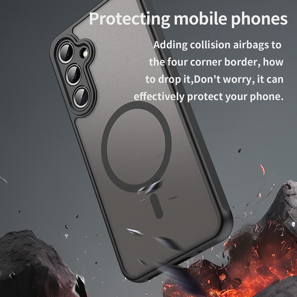Techsuit HaloFrost II MagSafe pro Samsung Galaxy A16 4G A16 5G černá - náhled 5