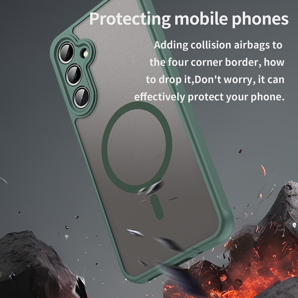 Techsuit HaloFrost II MagSafe pro Samsung Galaxy A16 4G A16 5G zelená - náhled 5
