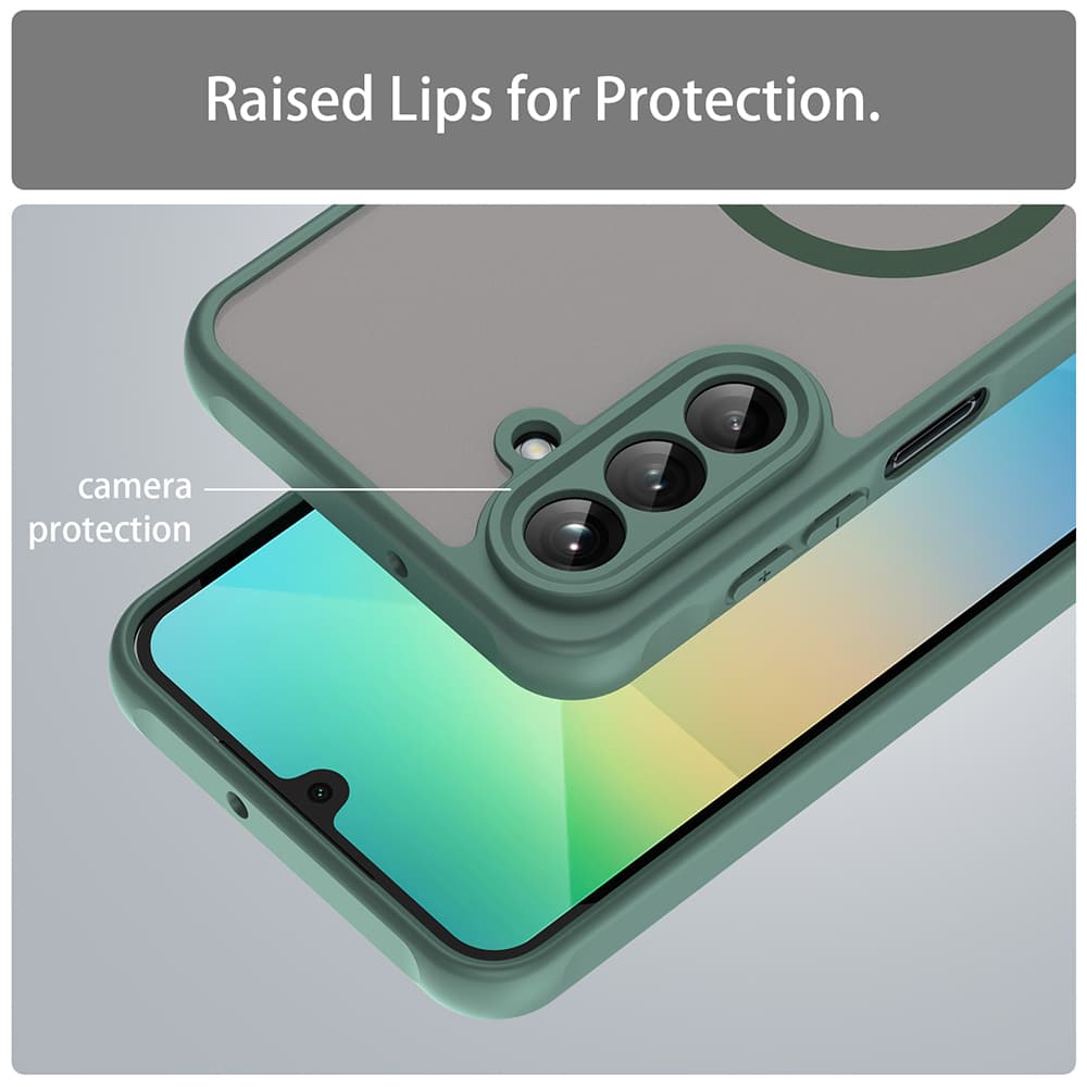 Techsuit HaloFrost II MagSafe pro Samsung Galaxy A26 5G zelený - náhled 5