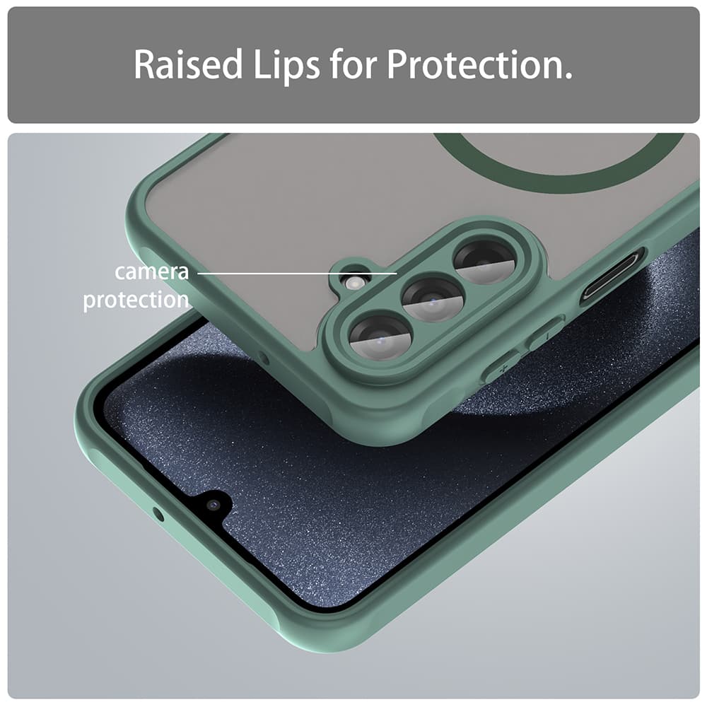 Techsuit HaloFrost II MagSafe pro Samsung Galaxy A17 5G A17 4G zelená - náhled 5