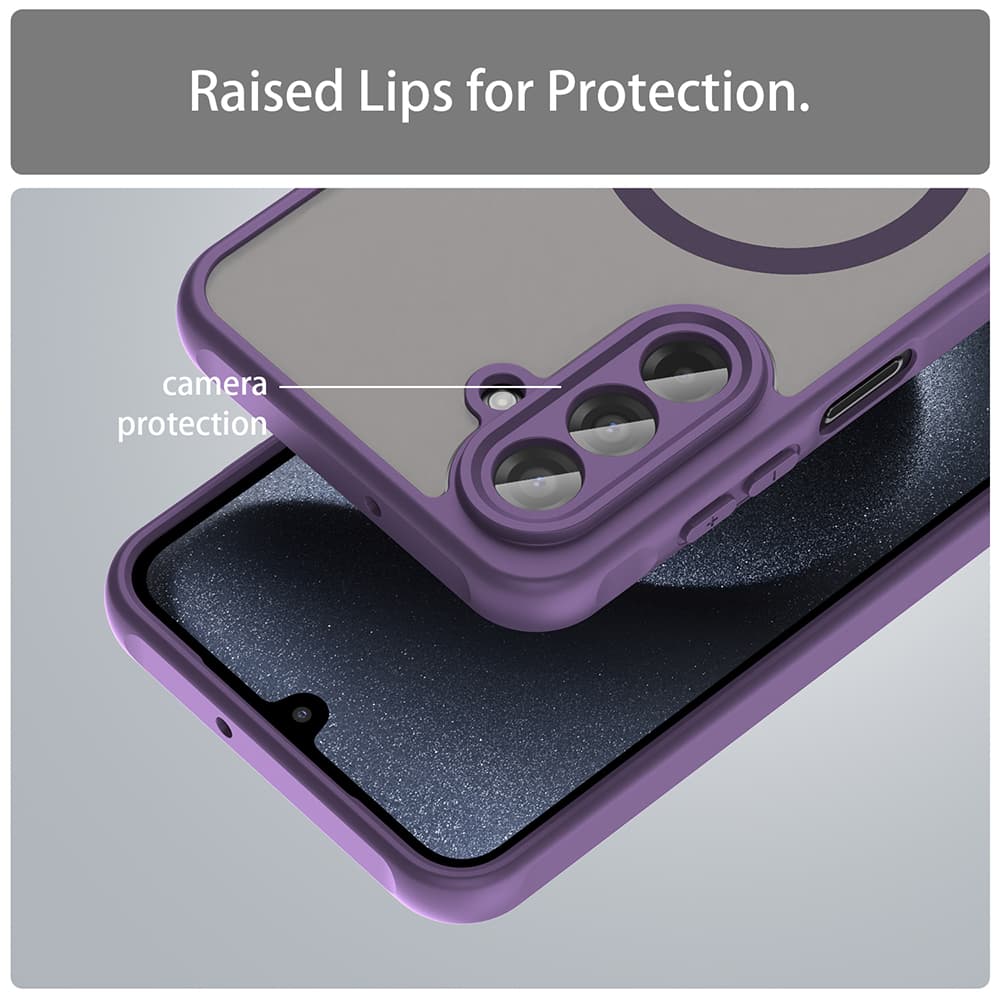 Techsuit HaloFrost II MagSafe pro Samsung Galaxy A17 5G A17 4G fialová - náhled 5