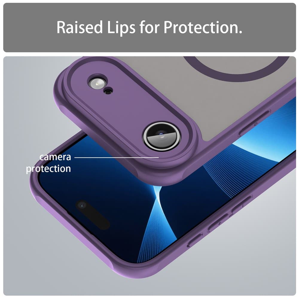 Techsuit HaloFrost II MagSafe pro iPhone 17 Air fialový - náhled 5