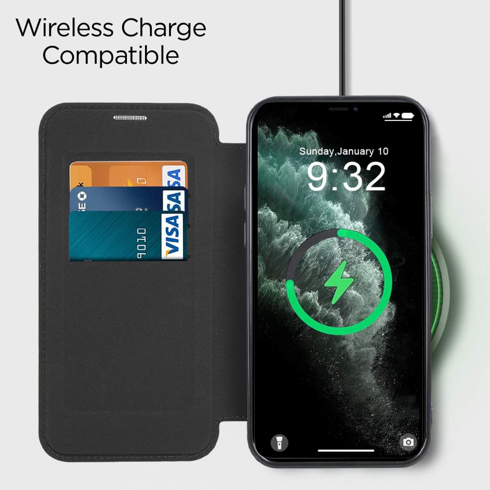 Pouzdro na knihu Techsuit SmartMag iPhone 11 Pro Max černé - náhled 5