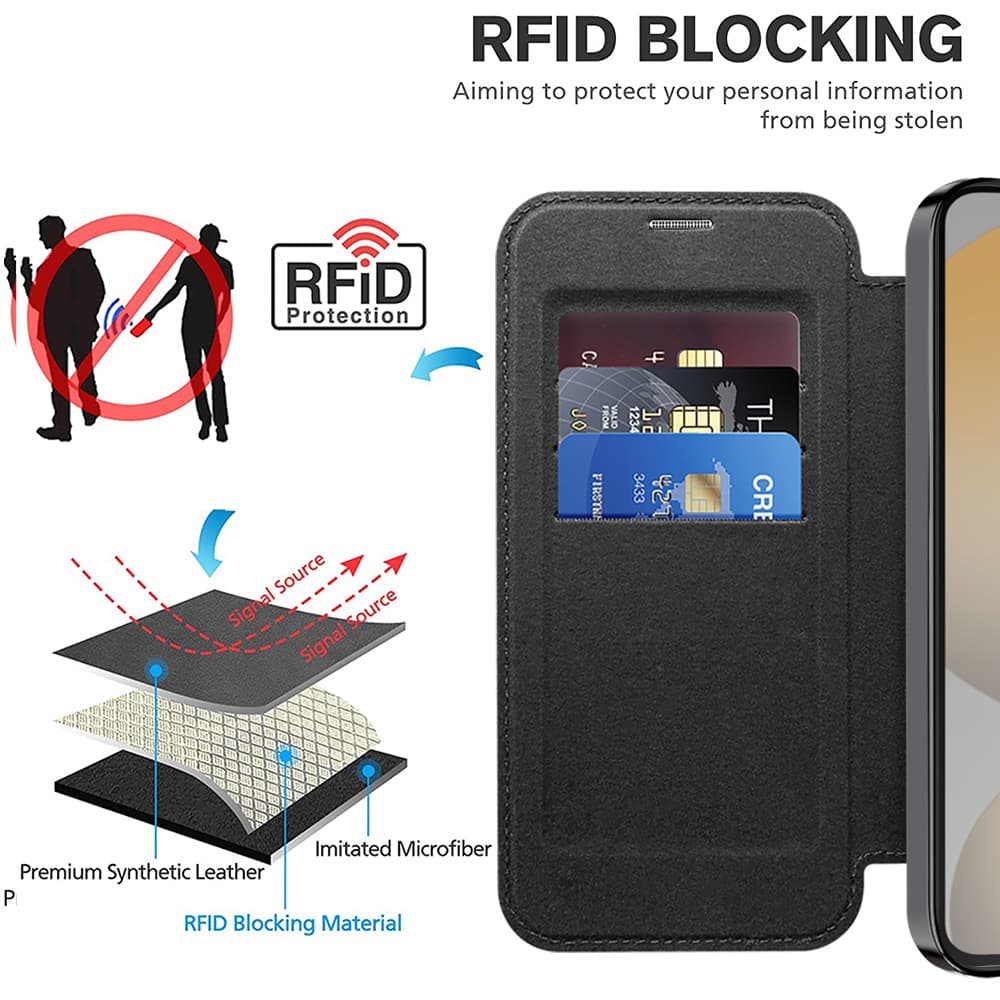 Pouzdro na knihu Techsuit SmartMag pro Samsung Galaxy S24 Plus černé - náhled 5