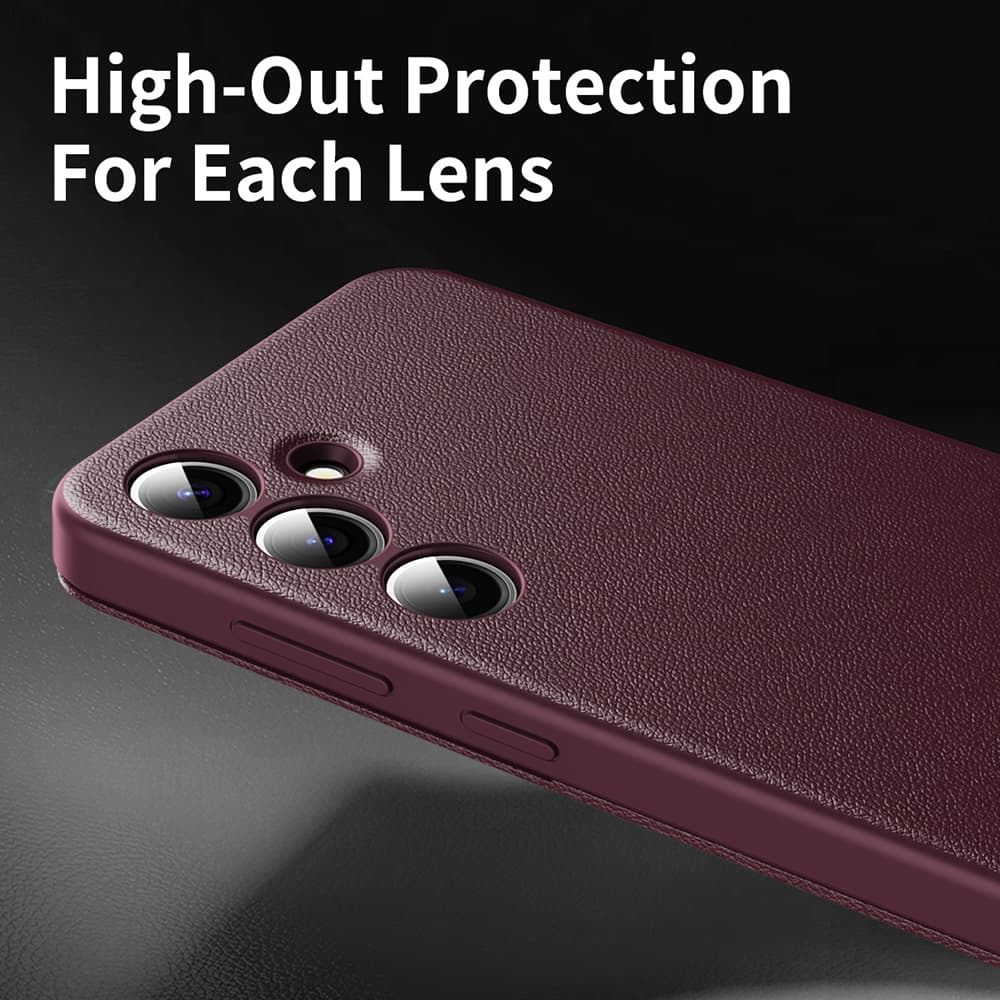 Techsuit SmartView Series pro Samsung Galaxy A55 5G červený - náhled 5