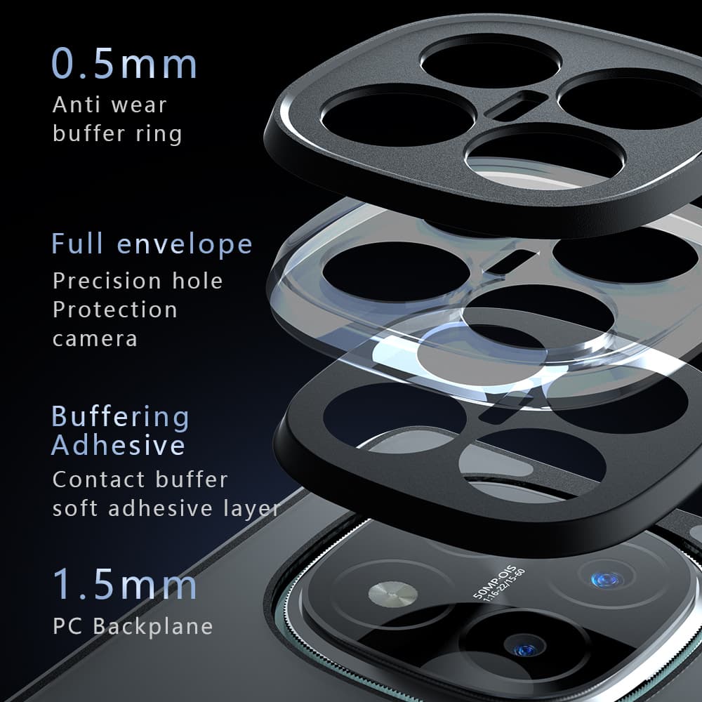 Techsuit PureFrost MagSafe pro Xiaomi Redmi Note 14 Pro+ 5G v matné černé - náhled 5