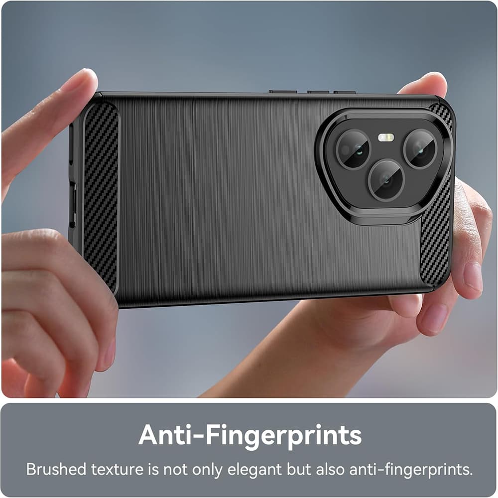 Pouzdro Techsuit Carbon Silicone Honor 400 Pro modré - náhled 5