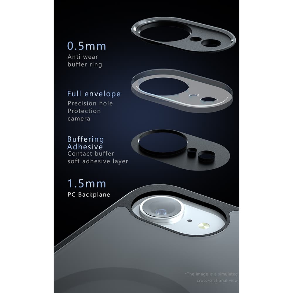 Techsuit PureFrost MagSafe pro Samsung Galaxy S25 v matné černé - náhled 5