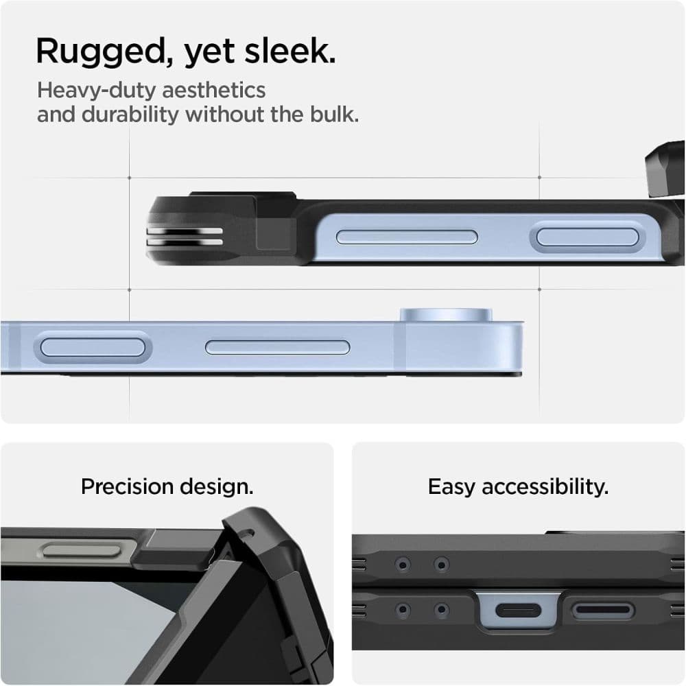 Spigen Tough Armor Pro MagSafe pro Samsung Galaxy Z Flip6 / Flip7 FE černá - náhled 5