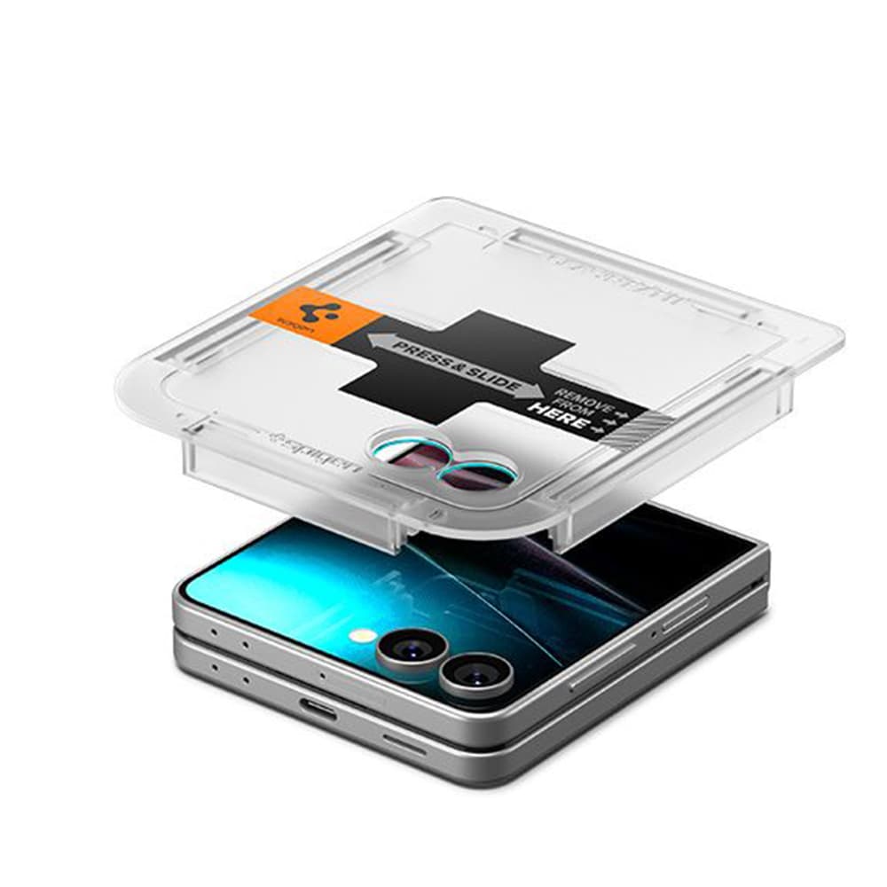 Spigen Glas.tR EZ-FIT HD Samsung Galaxy Z Flip7 Průhledný - náhled 5