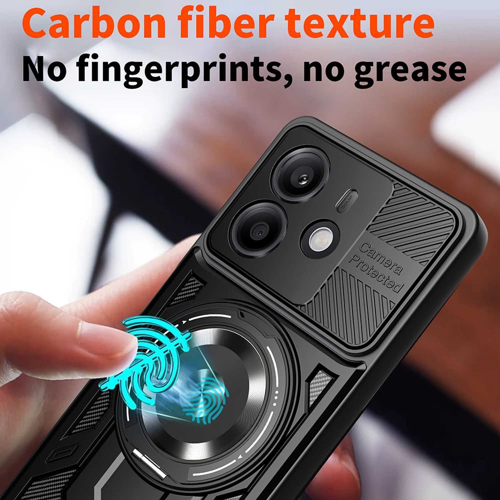 Pouzdro Techsuit RuggedCam pro Xiaomi Redmi Note 14 5G černé - náhled 5
