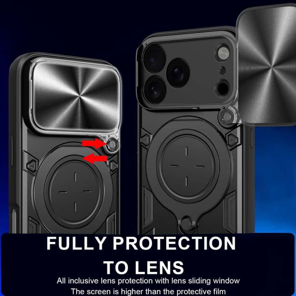 Techsuit CamGuard Pro pro iPhone 17 Pro červený - náhled 5