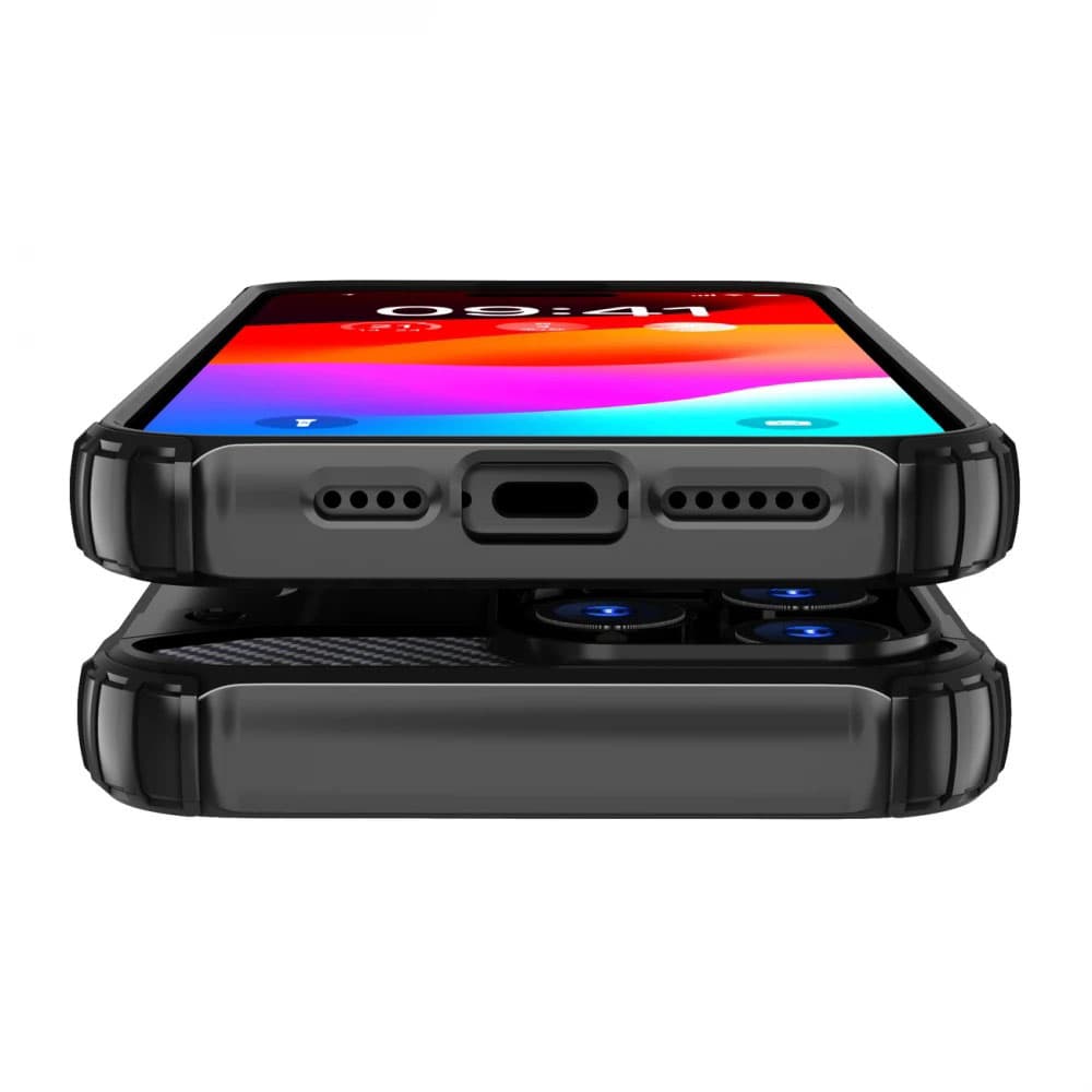 Techsuit Hybrid Armor pro iPhone 16 Pro Max černý - náhled 5