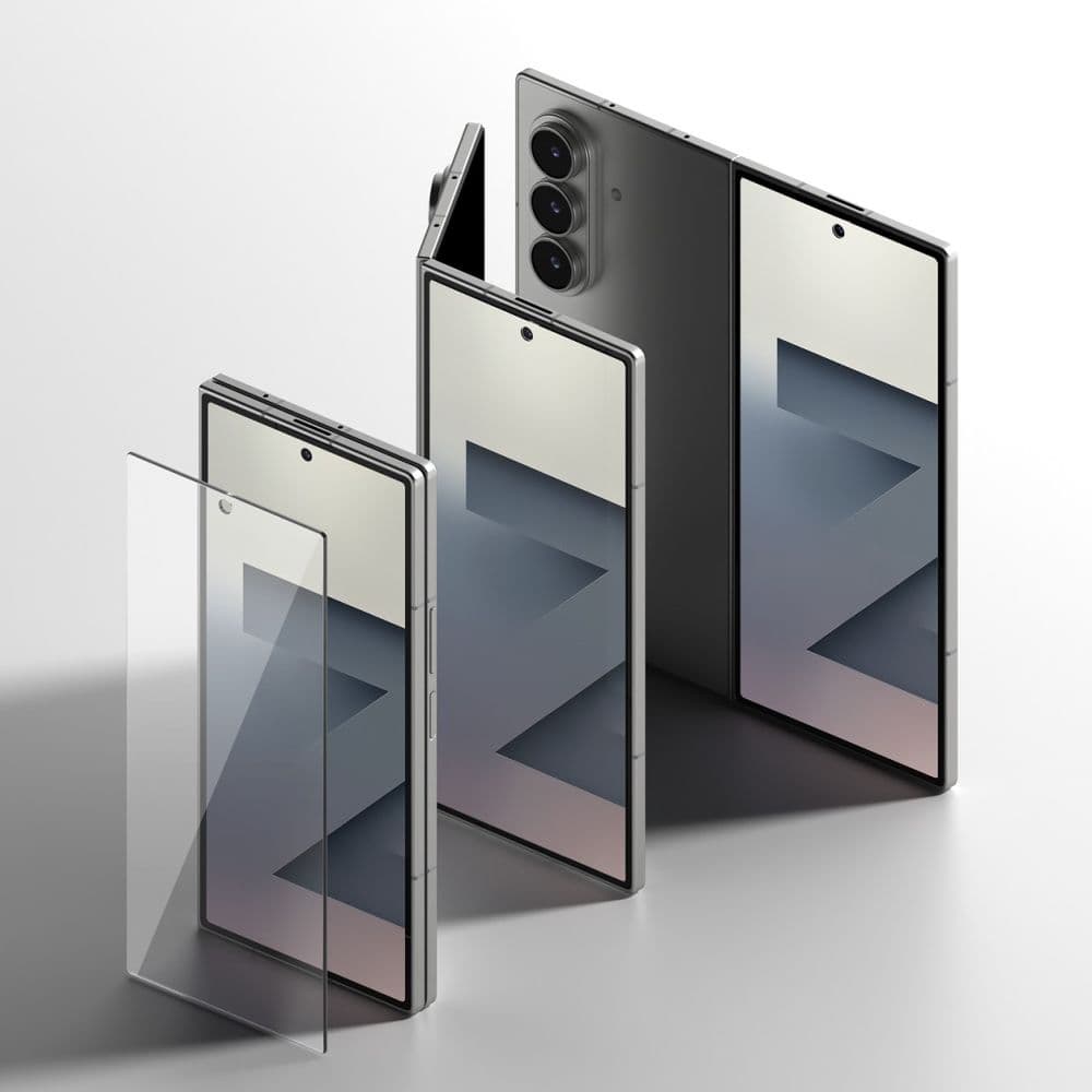 Ringke kryt displeje Easy Slide tvrzené sklo (2 ks) Samsung Galaxy Z Fold7 čirý - náhled 5