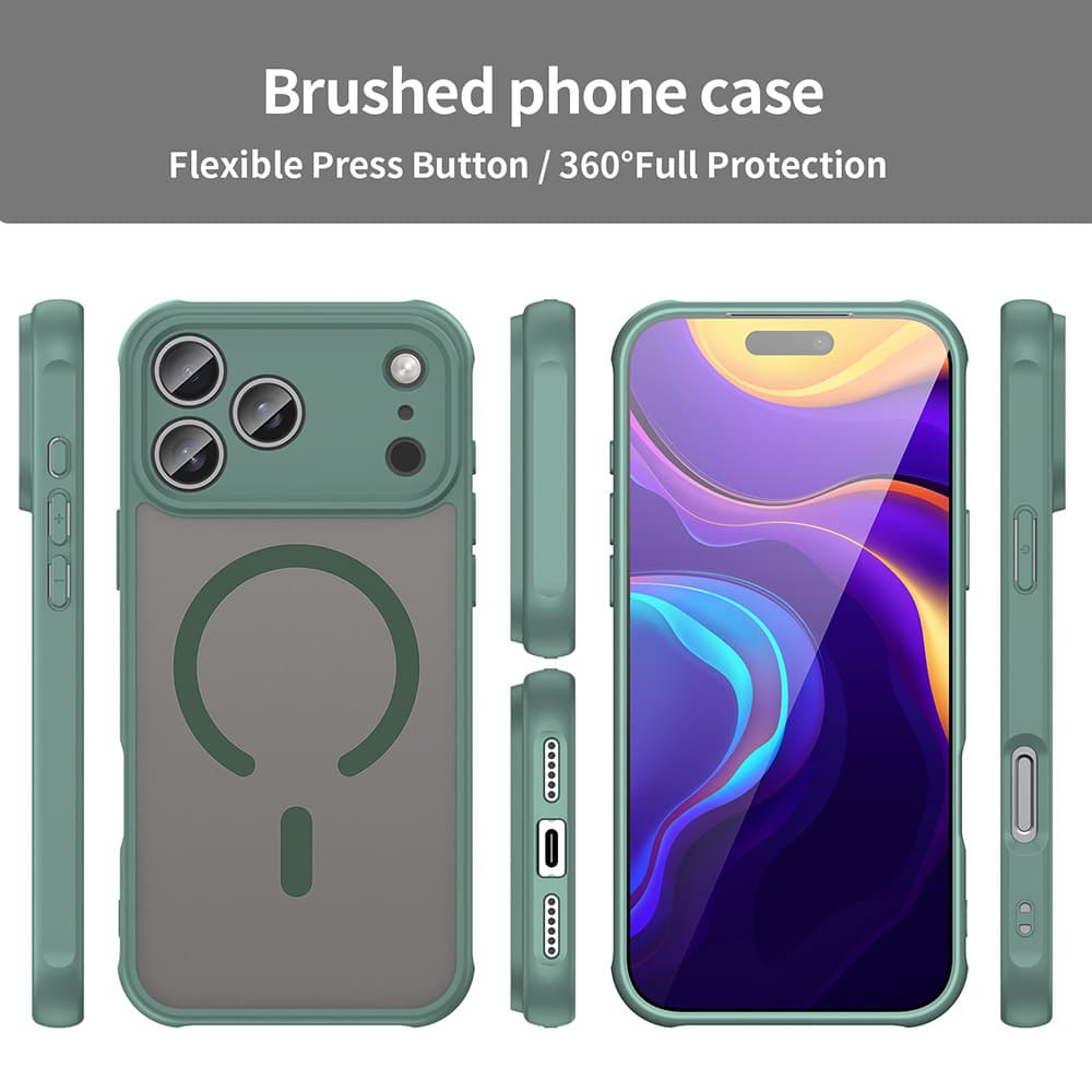 Techsuit HaloFrost II MagSafe pro iPhone 17 Pro Max zelená - náhled 5