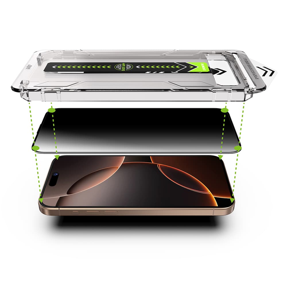 Techsuit TitanGlass FullCover pro iPhone 13 13 Pro 14 16e Privacy černá - náhled 5