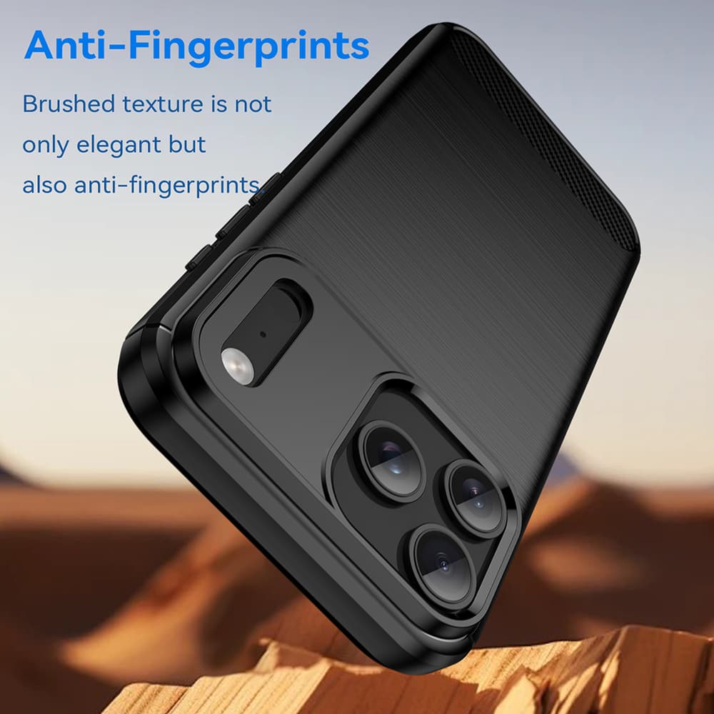 Pouzdro Techsuit Carbon Silicone pro iPhone 17 Pro černé - náhled 5