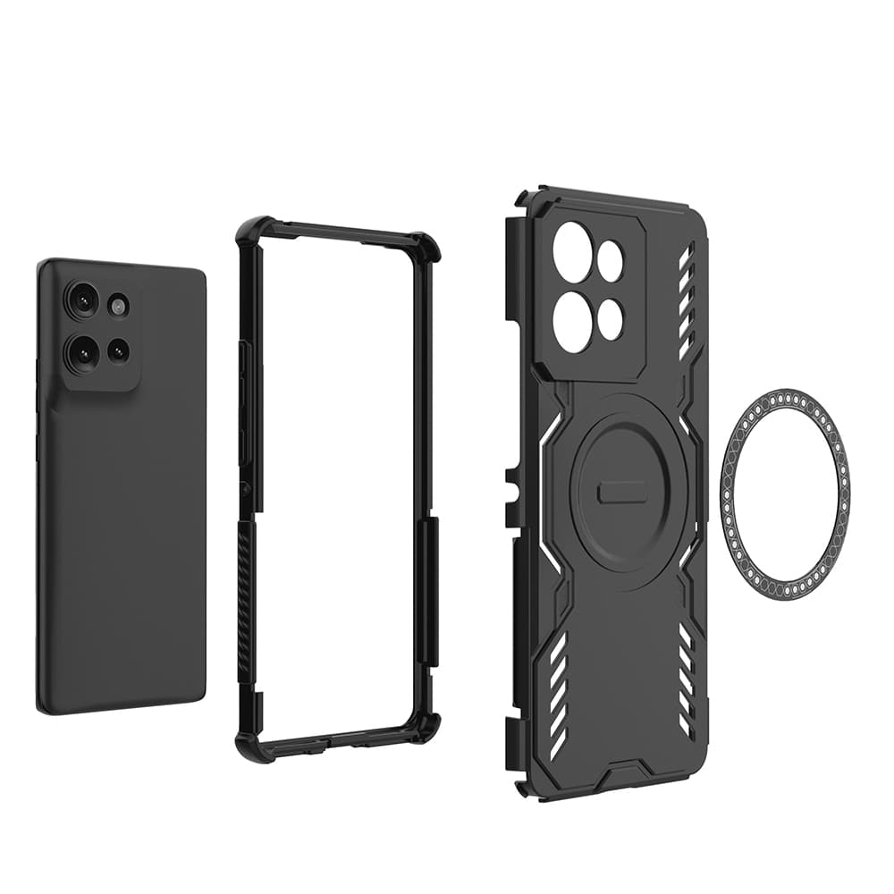 Pouzdro Techsuit ArmorMag pro Motorola Edge 50 černé - náhled 5