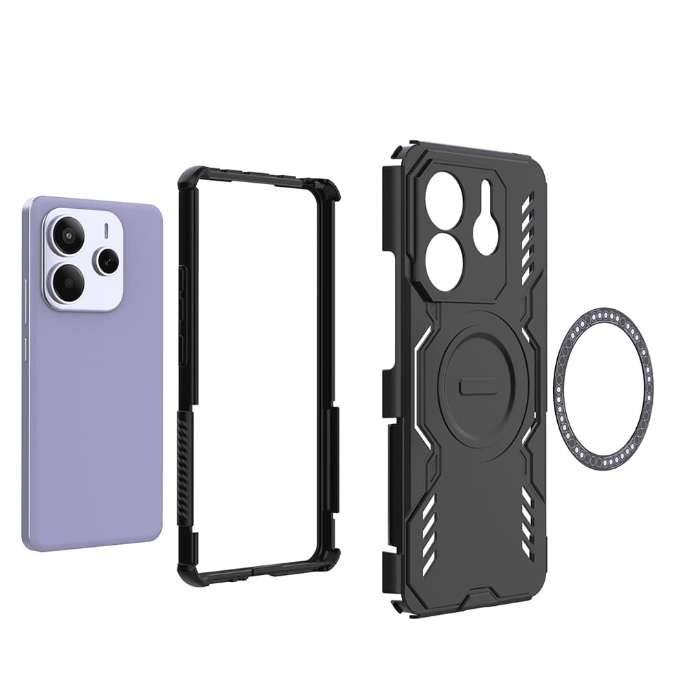 Pouzdro Techsuit ArmorMag pro Xiaomi Redmi Note 14 5G modré - náhled 5