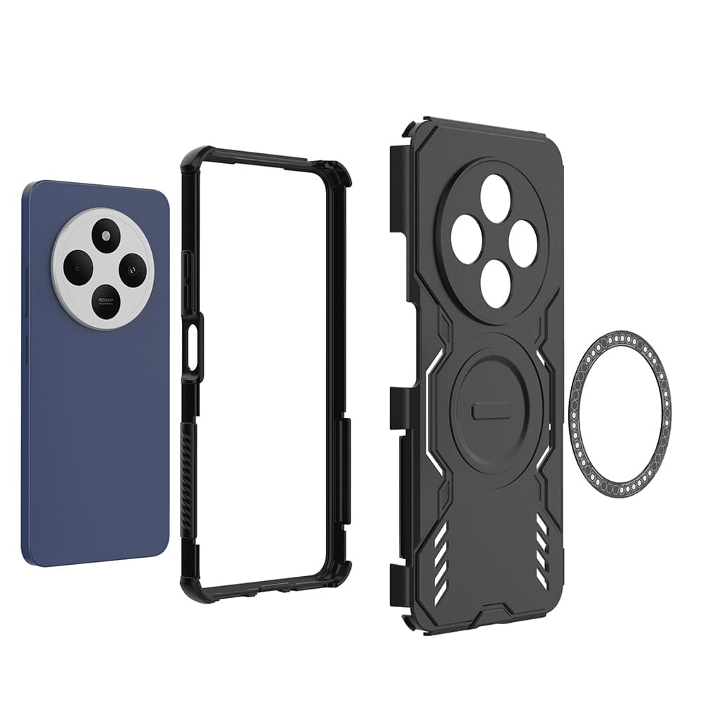 Pouzdro Techsuit ArmorMag pro Xiaomi Redmi 14C Poco C75 černé - náhled 5