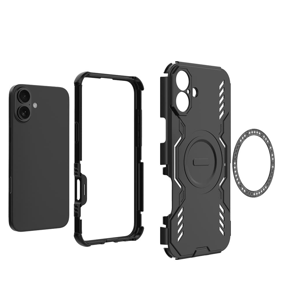 Pouzdro Techsuit ArmorMag pro iPhone 16 Plus modré - náhled 5
