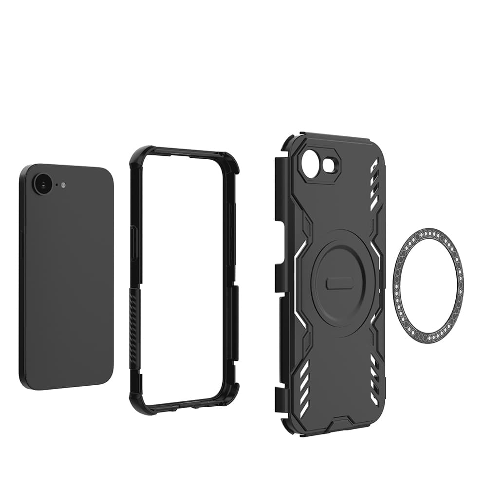 Pouzdro Techsuit ArmorMag pro iPhone 16e černé - náhled 5