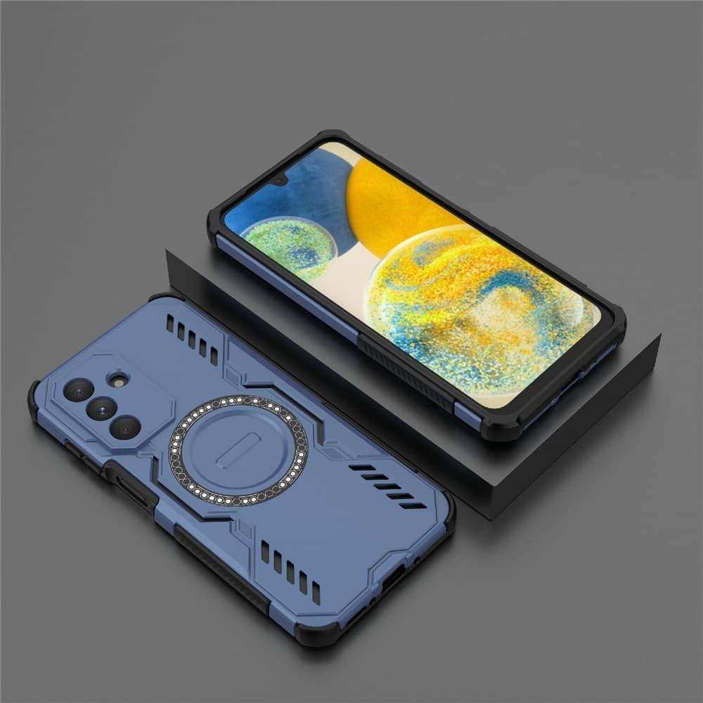 Pouzdro Techsuit ArmorMag pro Samsung Galaxy A26 5G modré - náhled 5