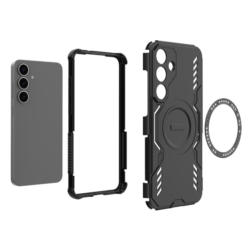 Pouzdro Techsuit ArmorMag pro Samsung Galaxy S25 Plus modré - náhled 5