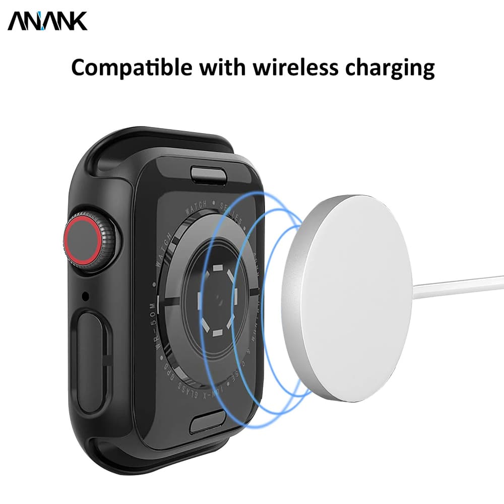 Ochranné sklo ANANK Apple Watch 7 41mm černé - náhled 5