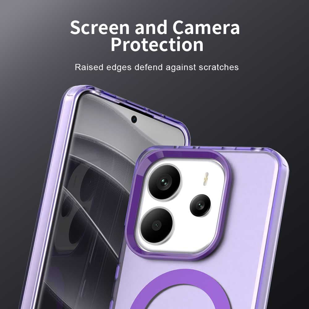 Techsuit CandyCase MagSafe pro Xiaomi Redmi Note 14 4G Standard fialová - náhled 5