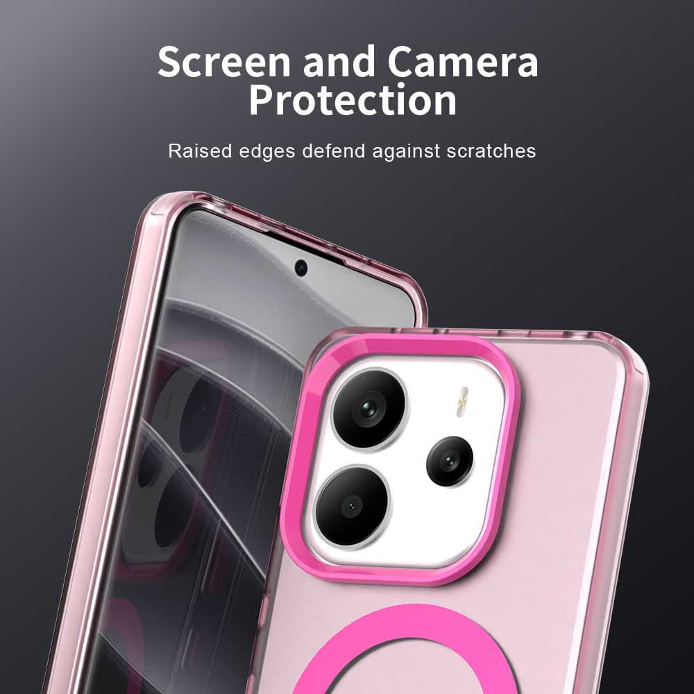 Techsuit CandyCase MagSafe pro Xiaomi Redmi Note 14 4G Standard růžová - náhled 5