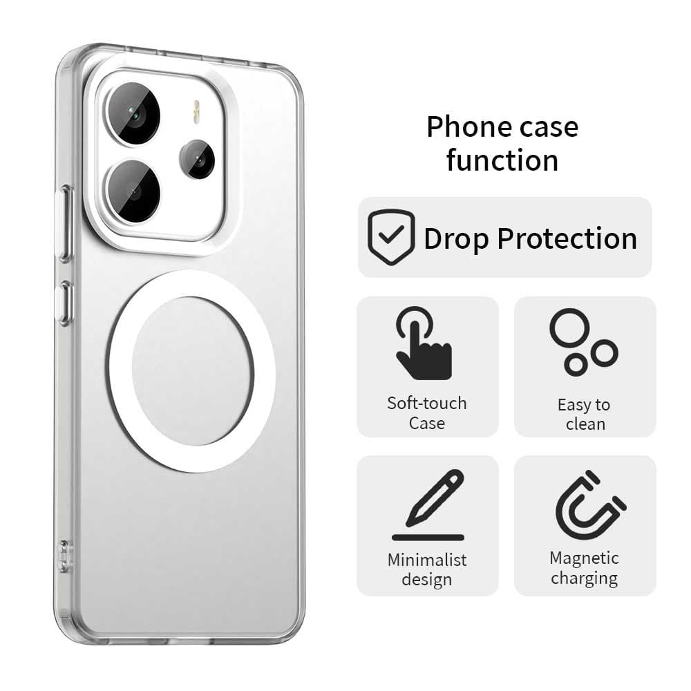 Techsuit CandyCase MagSafe pro Xiaomi Redmi Note 14 4G Standard bílá - náhled 5