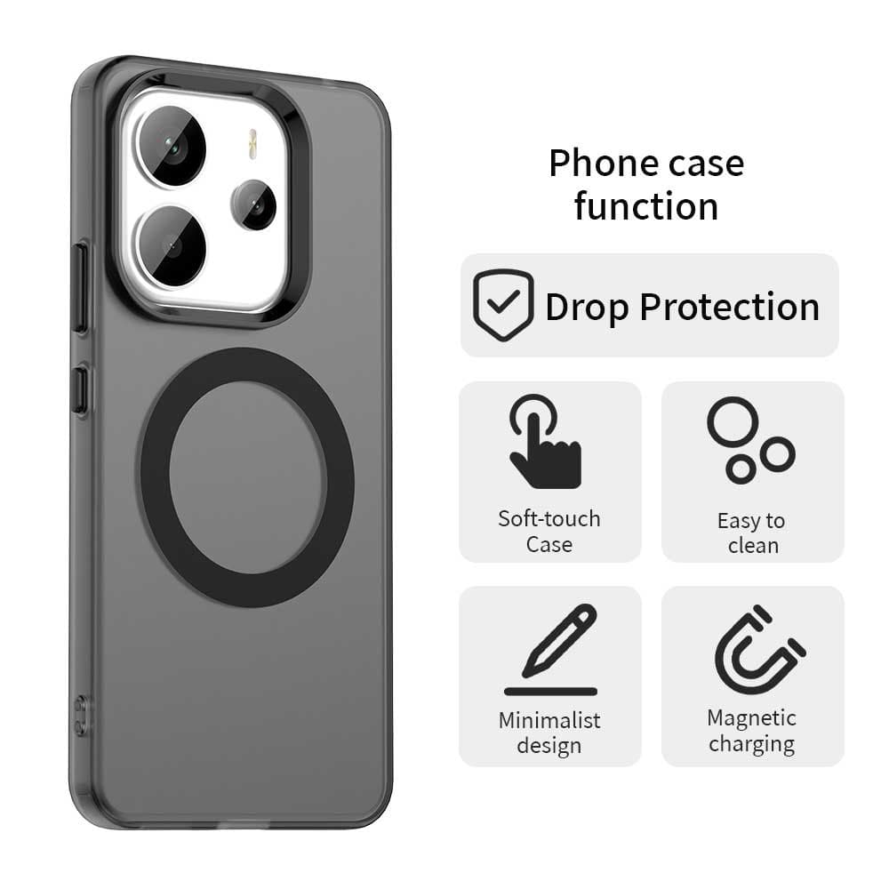 Techsuit CandyCase MagSafe pro Xiaomi Redmi Note 14 4G (Standard) černá - náhled 5