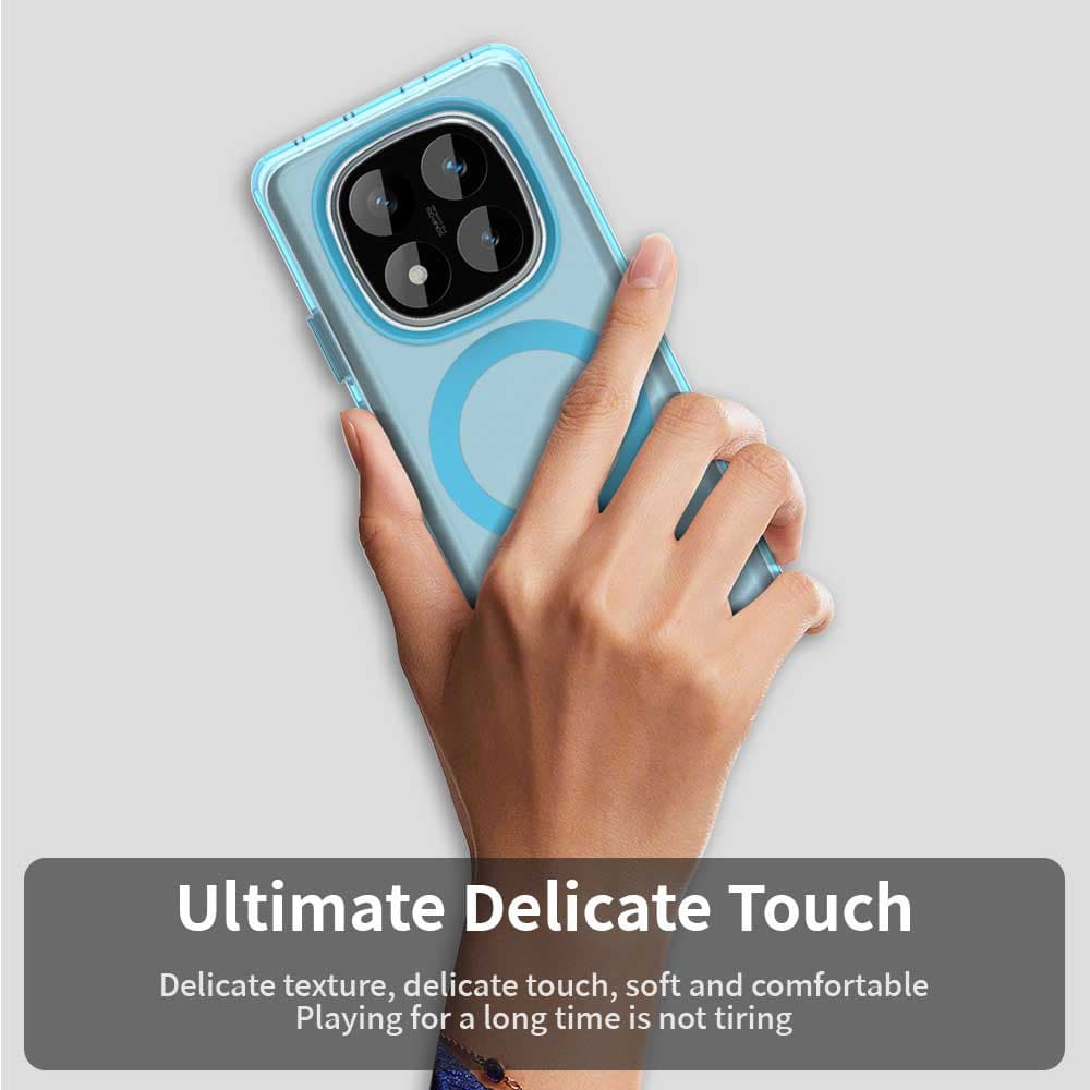 Techsuit CandyCase MagSafe pro Xiaomi Redmi Note 14 Pro 4G modrá - náhled 5