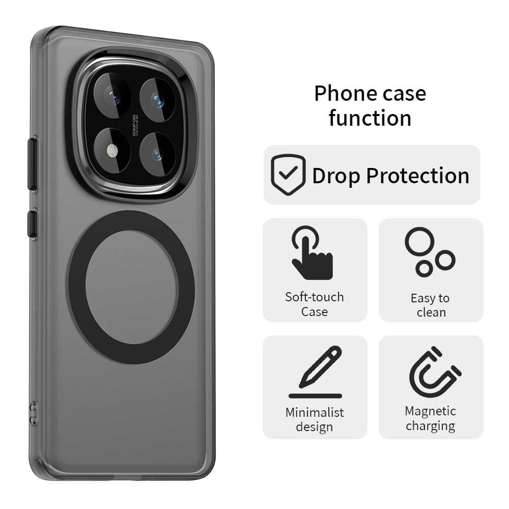 Techsuit - CandyCase MagSafe - Xiaomi Redmi Note 14 Pro 4G - černá - náhled 5