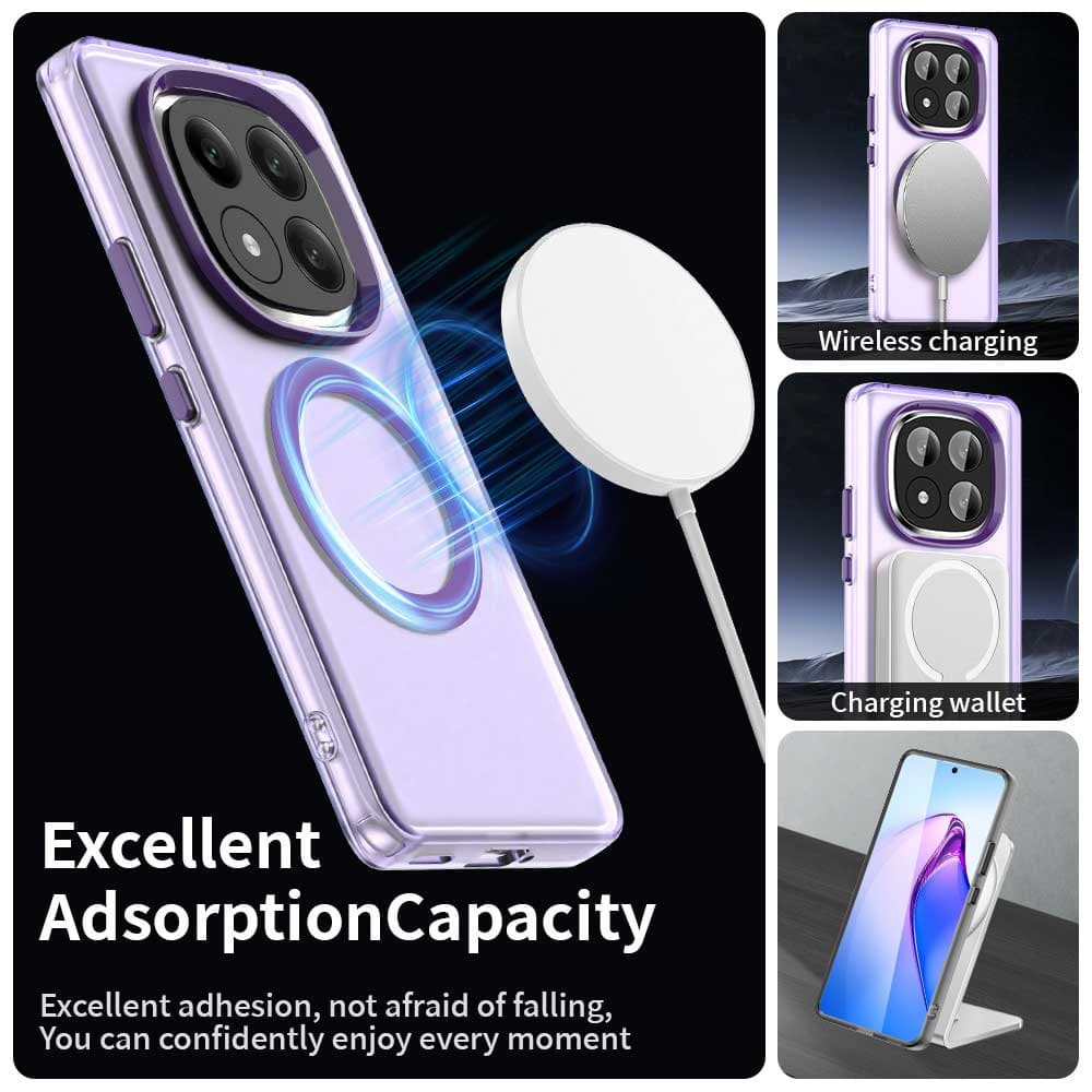 Techsuit CandyCase MagSafe pro Xiaomi Redmi Note 14 Pro+ 5G fialová - náhled 5