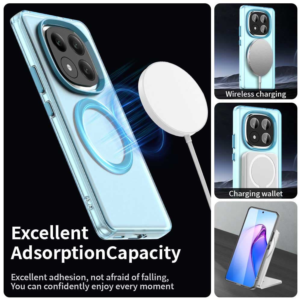 Techsuit CandyCase MagSafe pro Xiaomi Redmi Note 14 Pro+ 5G modrá - náhled 5