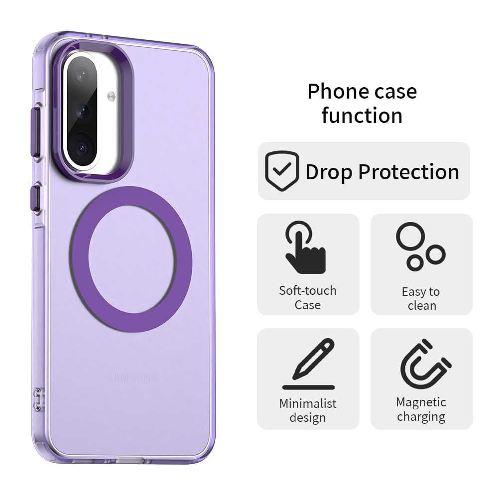 Techsuit CandyCase MagSafe pro Samsung Galaxy A56 5G fialová - náhled 5