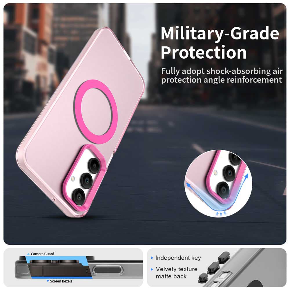 Techsuit CandyCase MagSafe pro Samsung Galaxy A16 4G A16 5G růžová - náhled 5