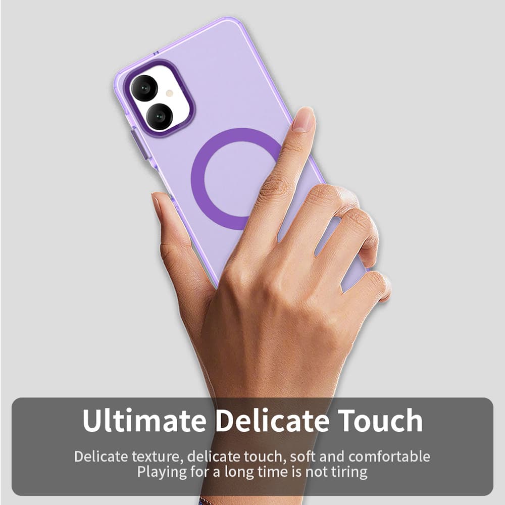 Techsuit CandyCase MagSafe pro Samsung Galaxy A06 fialová - náhled 5