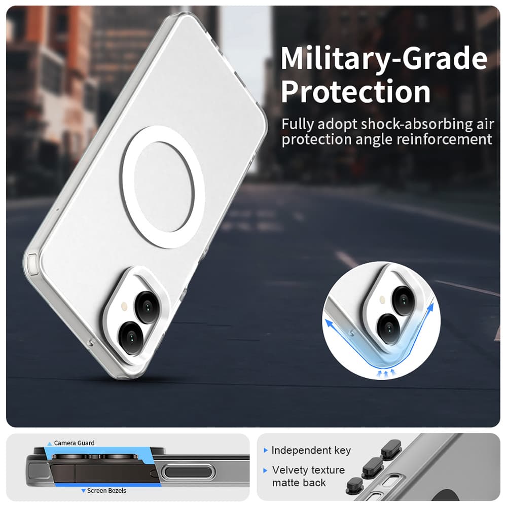 Techsuit CandyCase MagSafe pro Samsung Galaxy A06 bílý - náhled 5