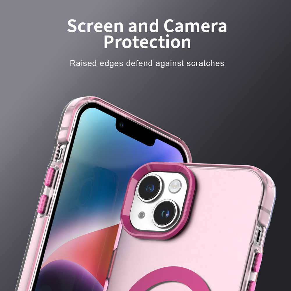 Techsuit CandyCase MagSafe pro iPhone 13 růžový - náhled 5